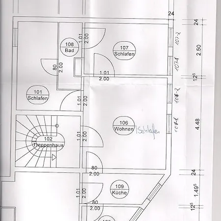 アパート Ferienhaus An Der Alten Feuerwache ハーメルン